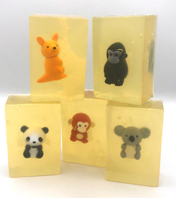 100% glycerin soap with animals